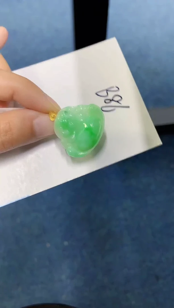 【闪购商品】翡翠颈饰18K金镶嵌000000000