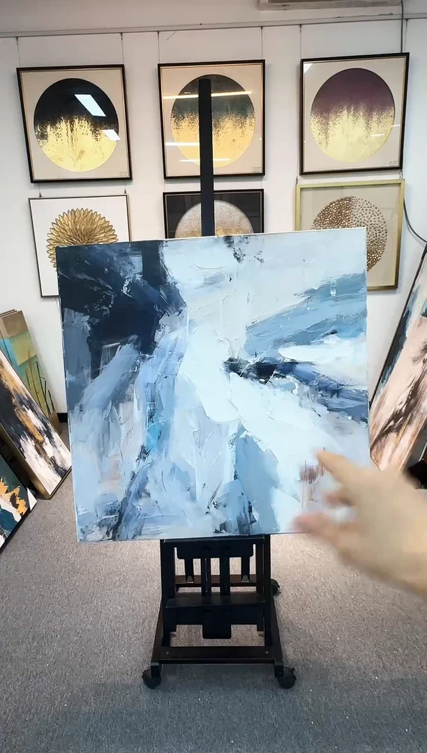 168现代艺术装饰画油画100cm*100cm