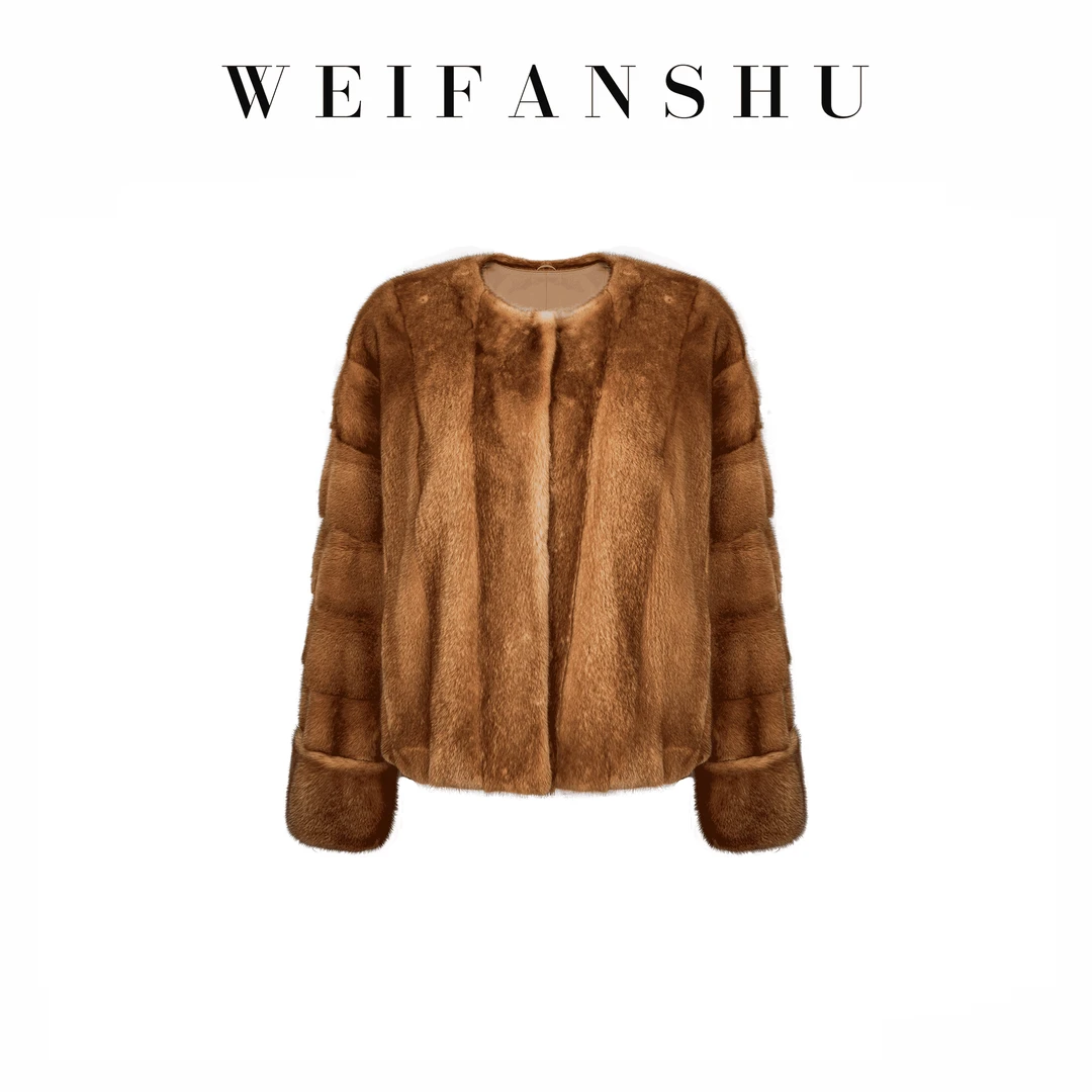 WEIFANSHU/魏凡舒【入冬战衣】秋冬新款小个子时尚贵气短款外套