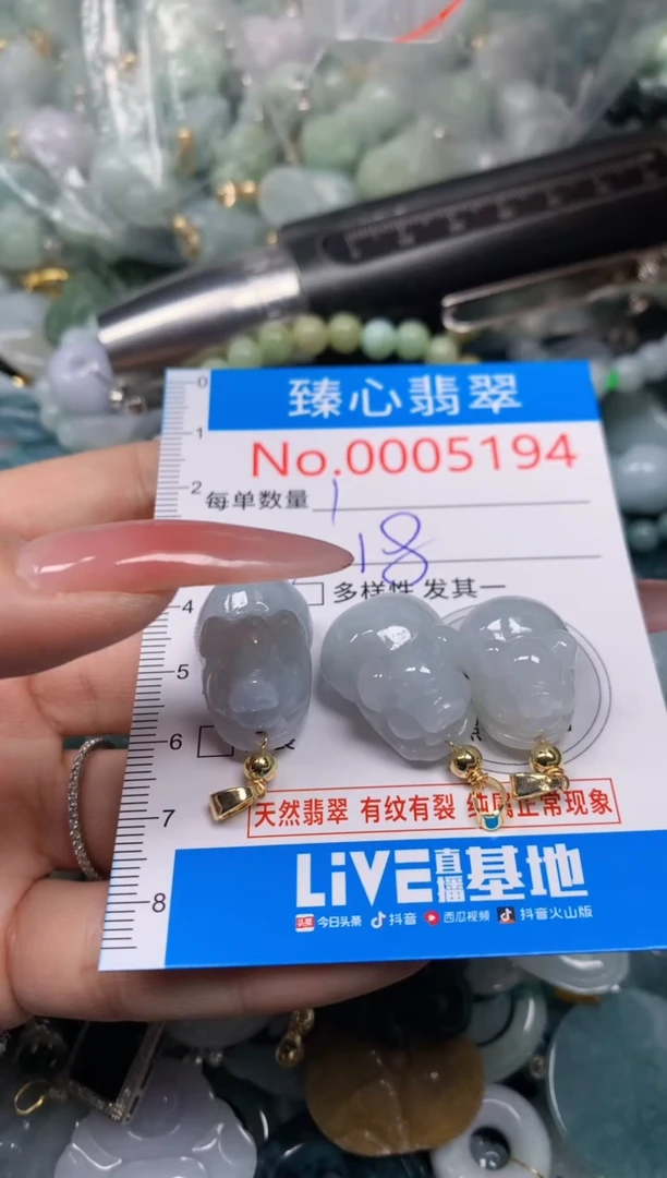 【闪购商品】翡翠颈饰未镶嵌含绳0005194