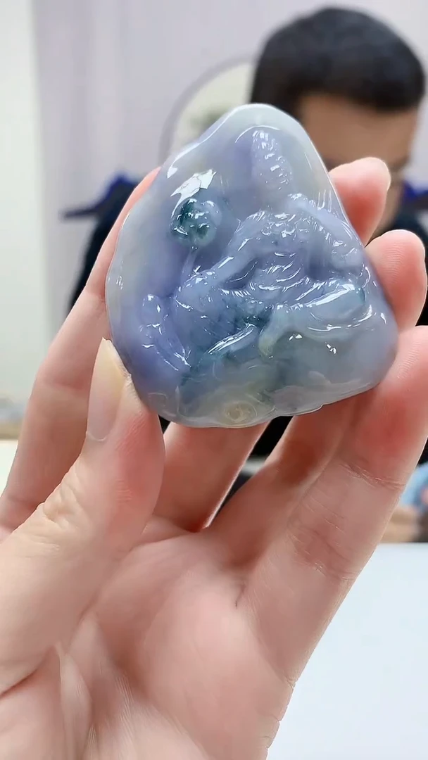 定制翡翠未镶嵌4898zm-毛货挂件207观音