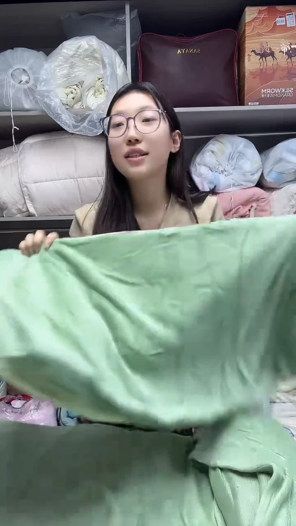 棉200*230cm牛奶绒四件套绿色