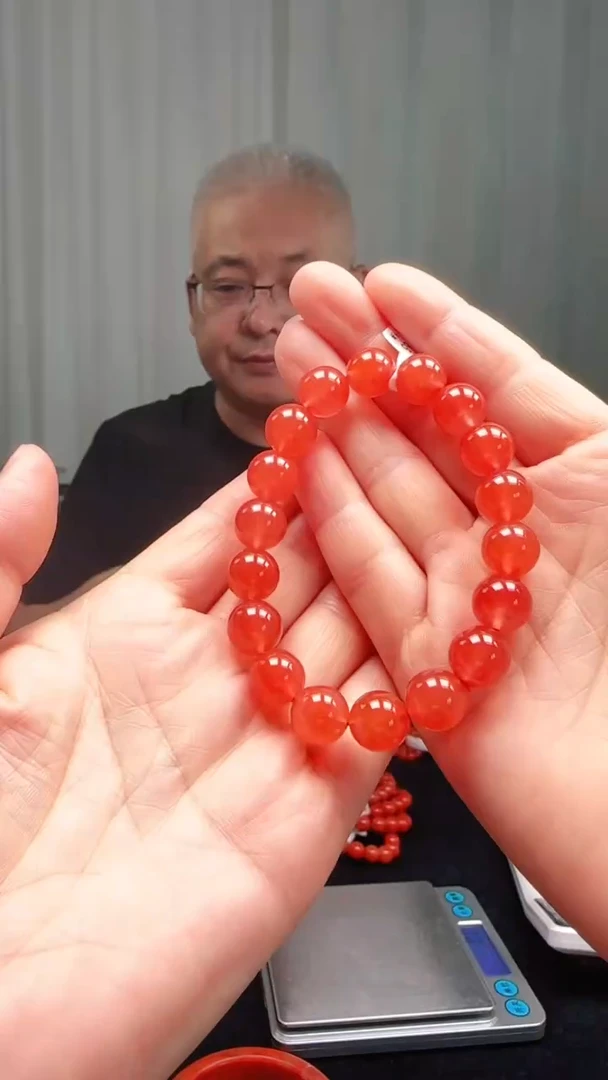 未镶嵌多样性发一件南红玛瑙11mm保山圆珠单圈