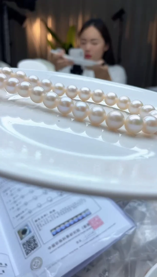 项链未镶嵌淡水珍珠 999 无10-11mm西施全珠项链（多样性发一）