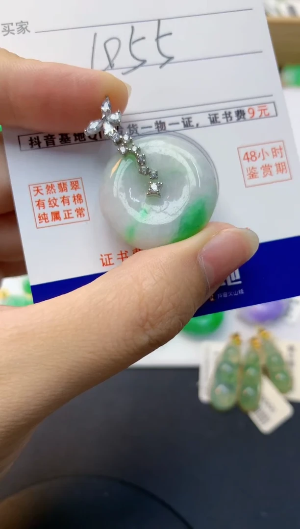 颈饰未镶嵌翡翠天然缅甸A货翡翠