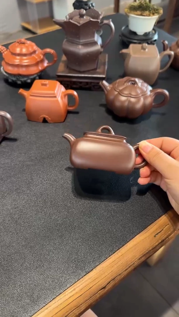 茶壶紫砂田*生长四方 紫砂壶