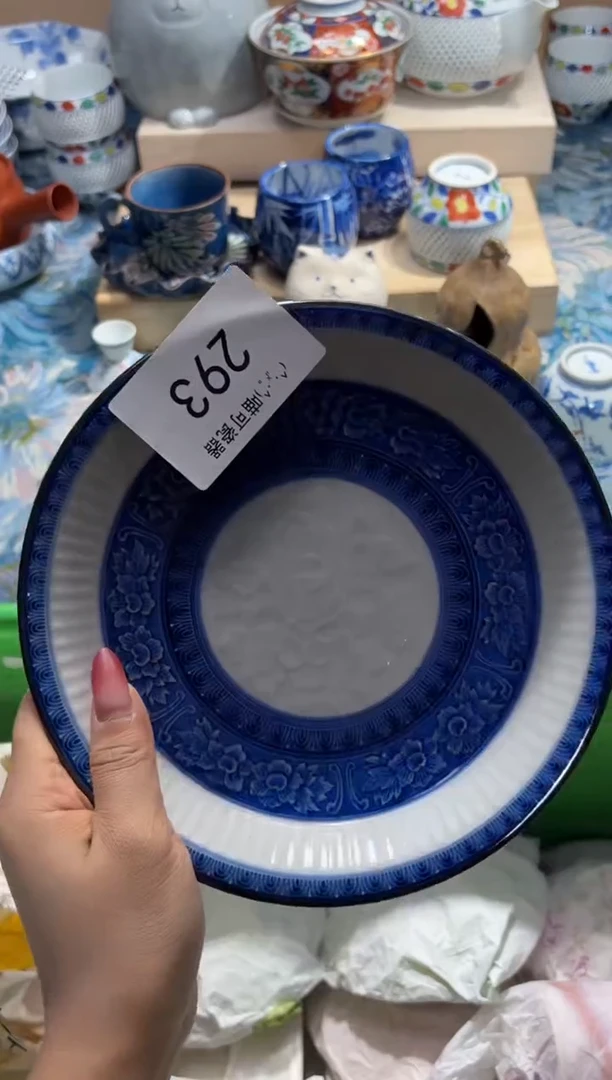 瓷片唐*虎向 唐白虎