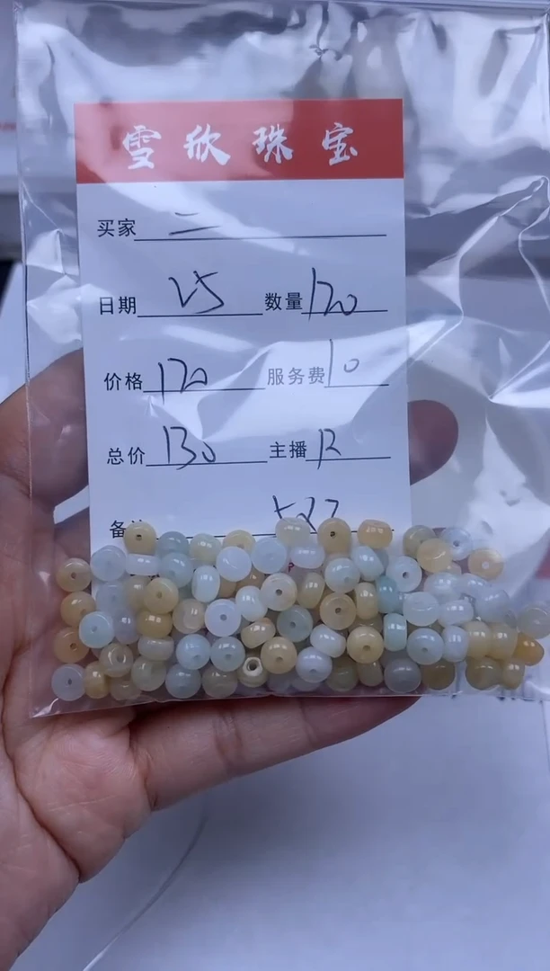 【闪购商品】翡翠颈饰未镶嵌雪欣散珠定制diy