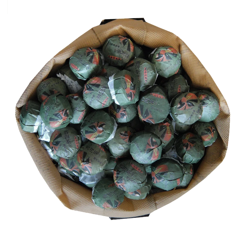 糯米香普洱茶熟茶小沱茶500g香浓勐海老树大叶种茶 云南特产茶叶