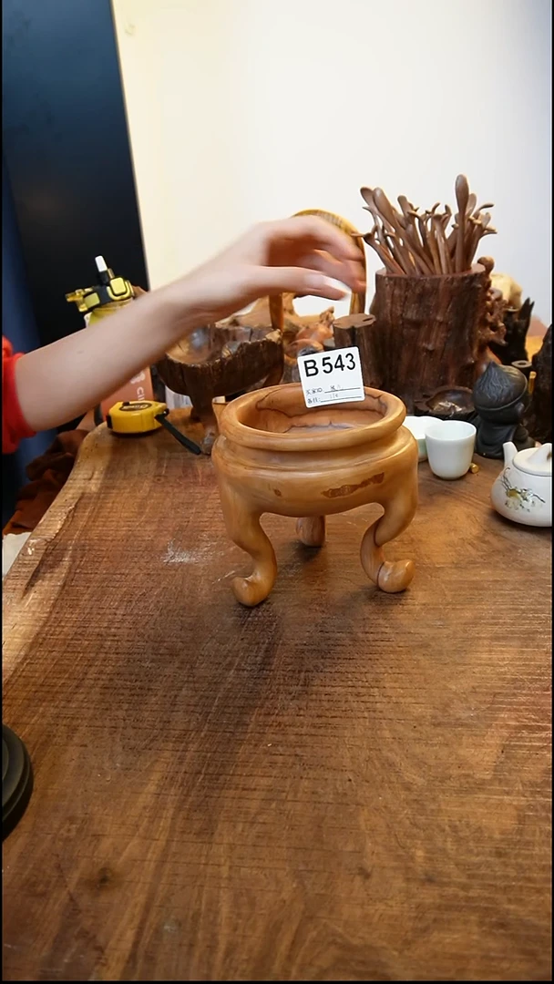 眼*B543鹰瞳手作硬木工艺香炉