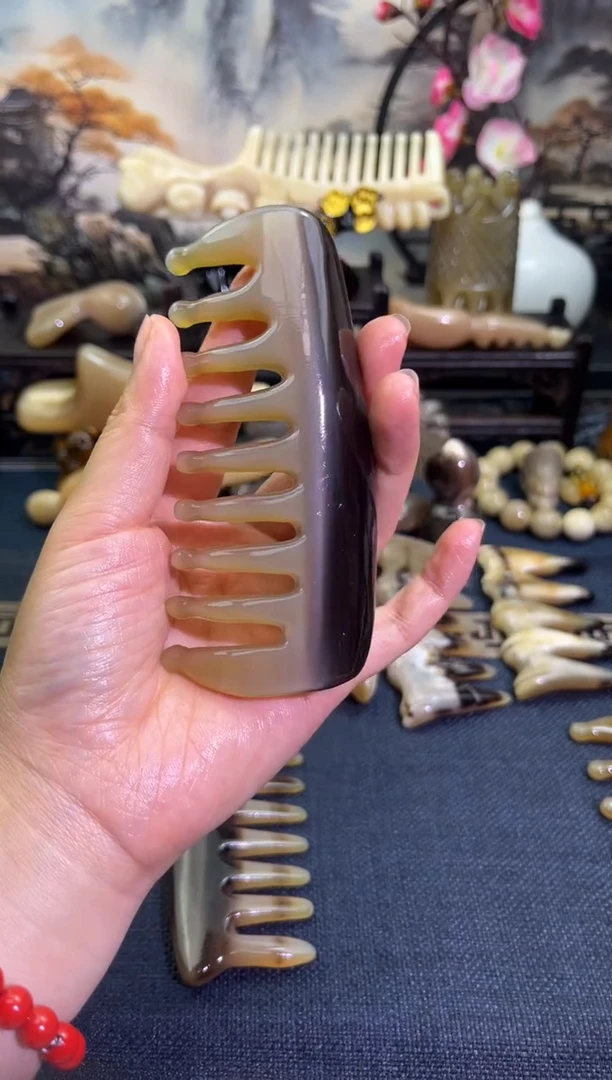 白水黑金刚白水水滴梳子