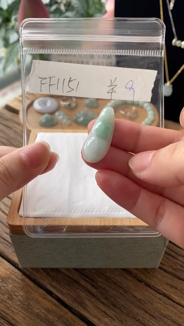 翡翠未镶嵌吊坠(不含链)FF1151