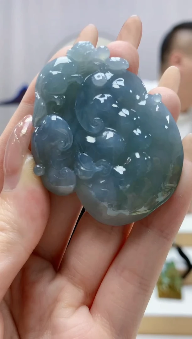 未镶嵌定制翡翠4898jw-毛货挂件83