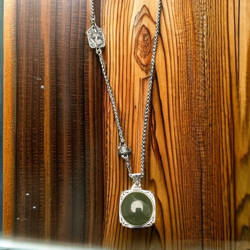 坠链均925银 民族风项链- DZ00190