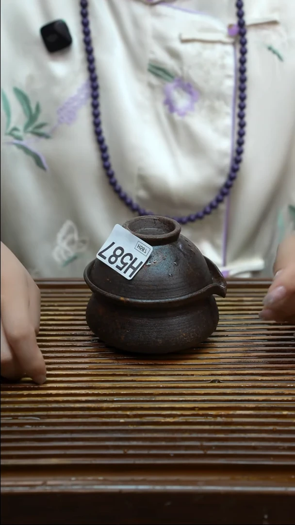 万古烧粗陶手工茶具