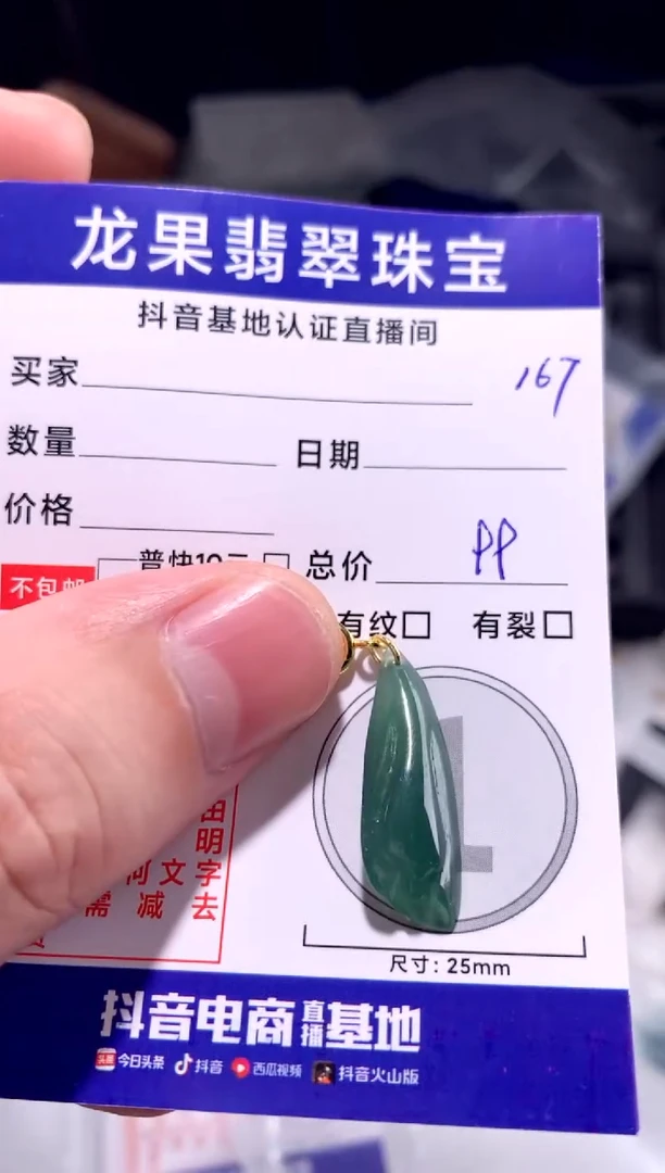 颈饰未镶嵌翡翠玉兰花绿167
