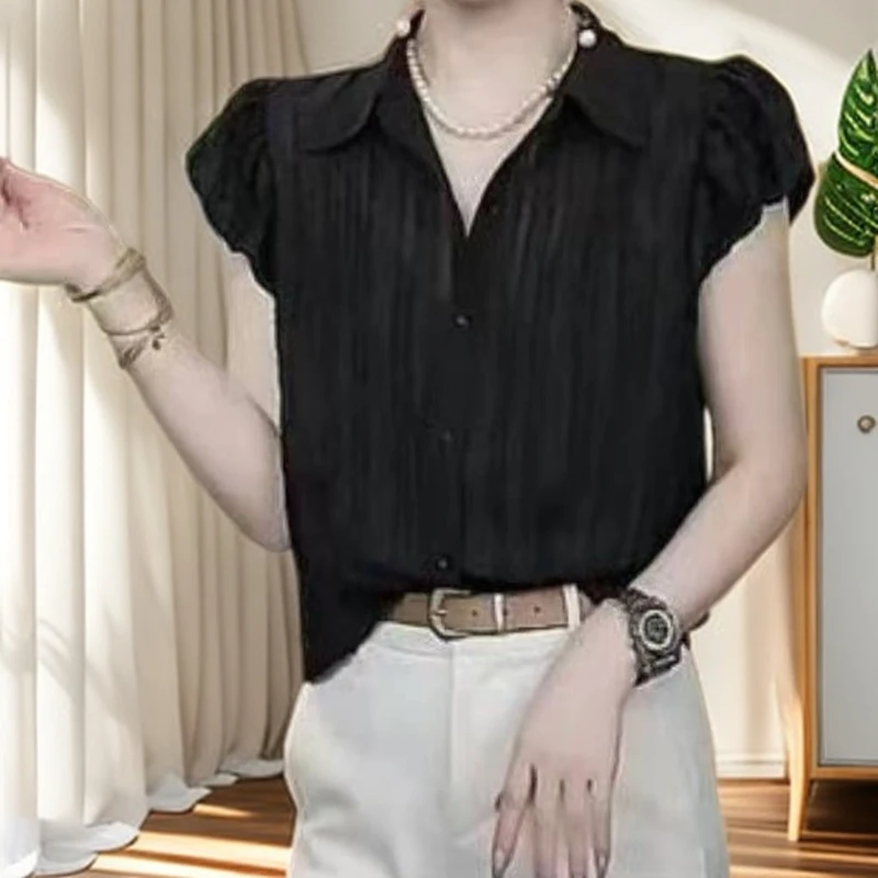 小妹轻奢女装】欧版新款春夏季新款时尚休闲显气质衬衣短外套2843