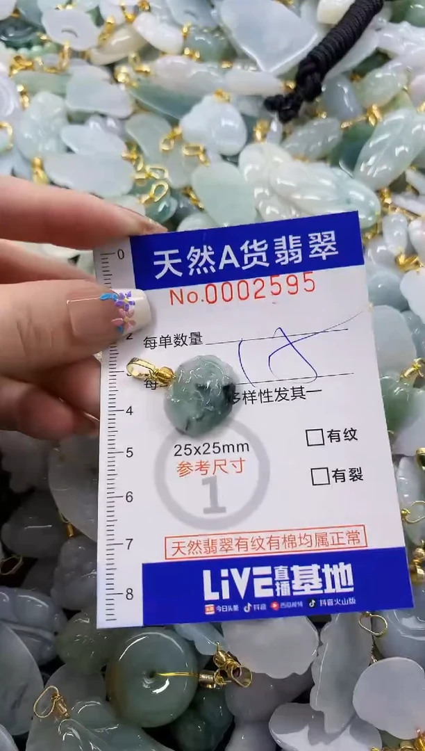 颈饰未镶嵌翡翠天然A货翡翠