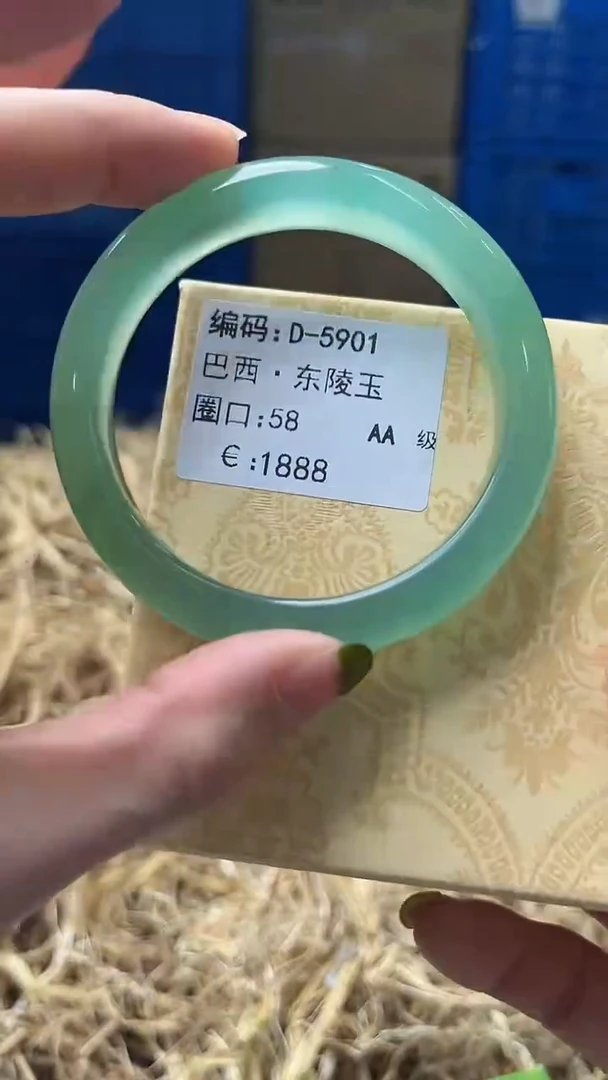 未镶嵌手镯石英质玉D5901
