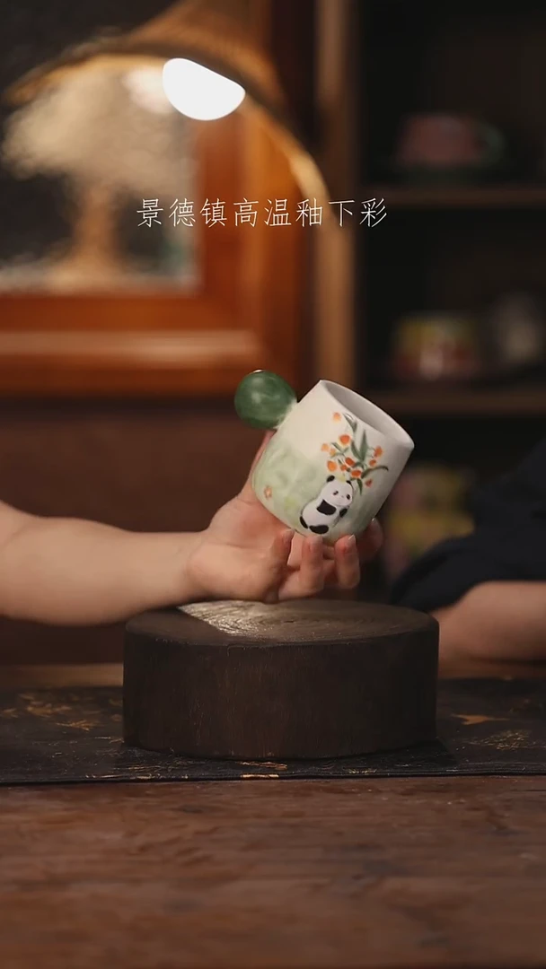 陶瓷景德镇高温釉下手绘陶瓷001