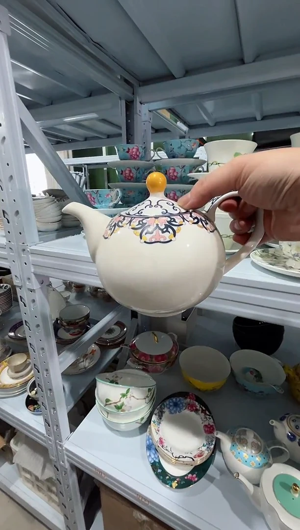 瓷片日用陶瓷（简装）茶壶1个