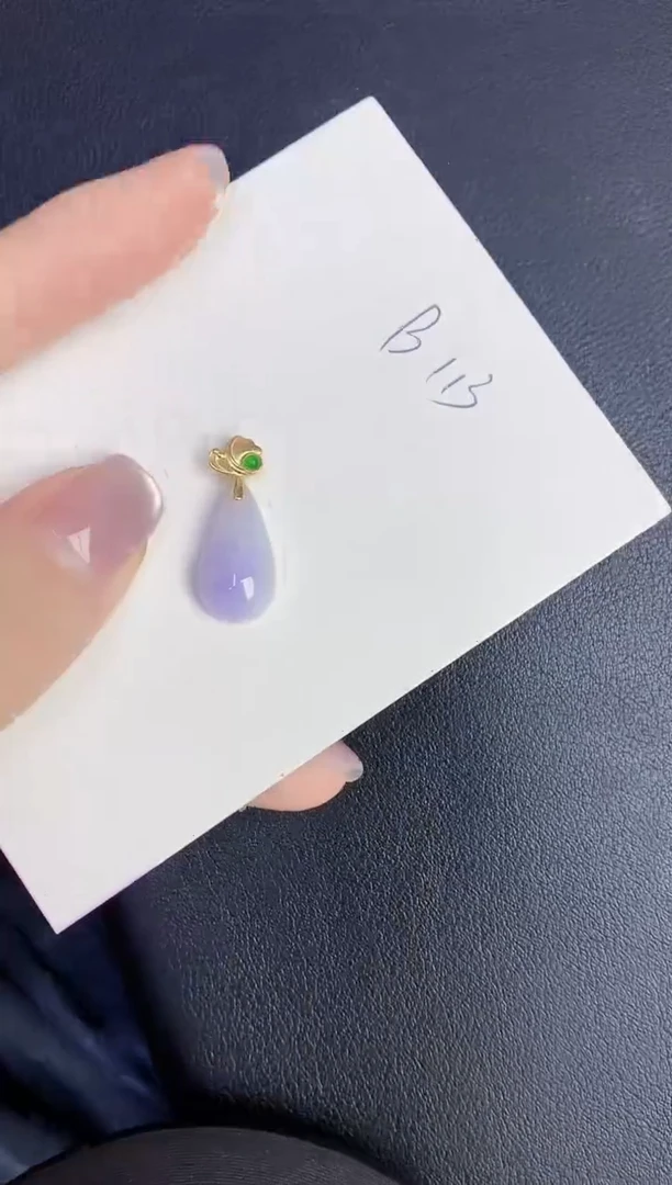 颈饰未镶嵌翡翠缅甸天然翡翠A货