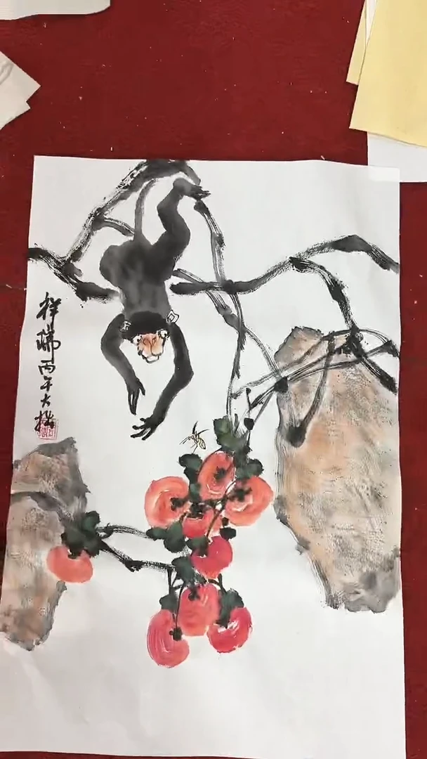 国画周大拙/国画/花鸟
