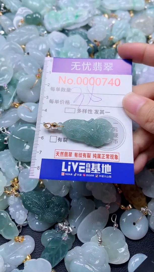 颈饰未镶嵌翡翠740