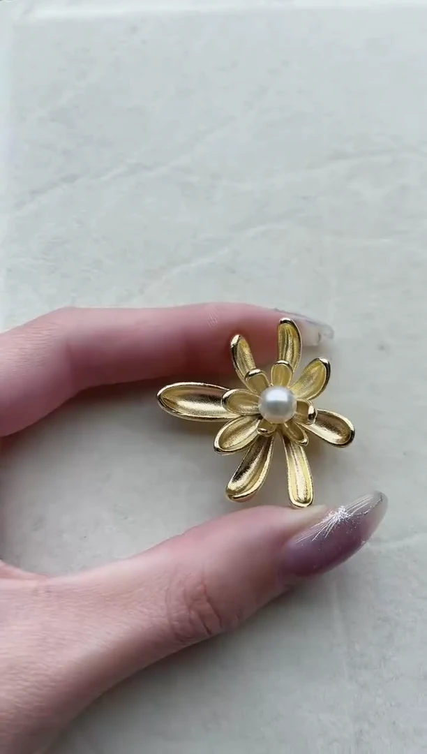 【闪购商品】海水珍珠胸针未镶嵌7
