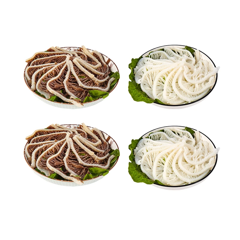 舌在鲜黑千层2斤+白千层2斤火锅食材毛肚 固形物含量60%以上