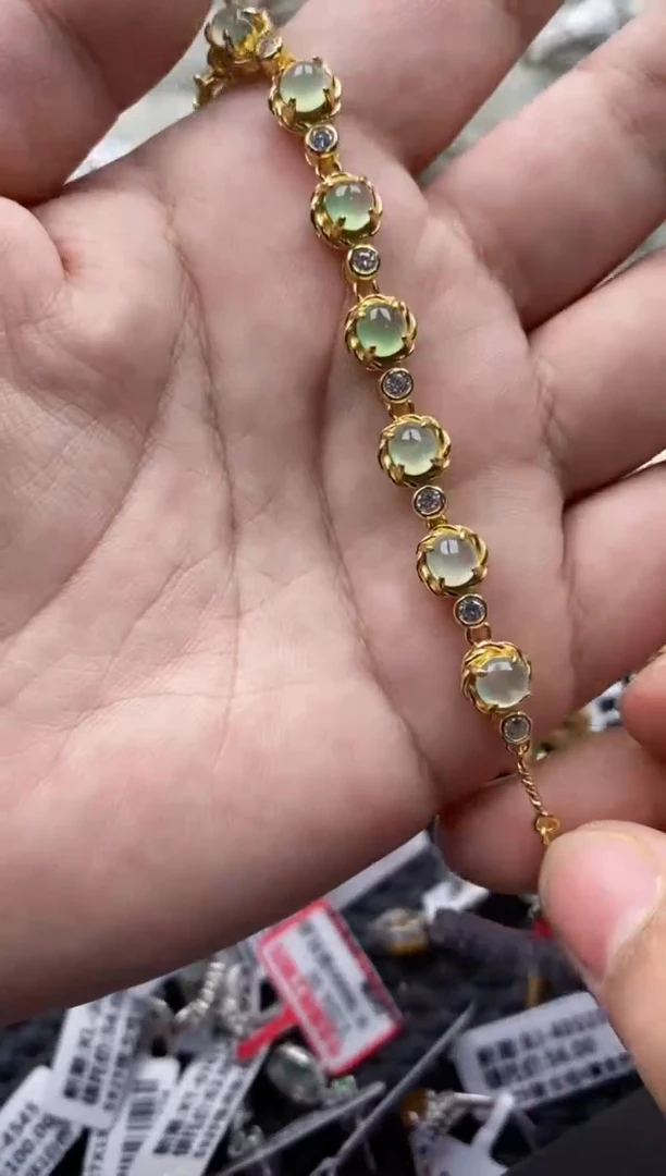 【闪购商品】翡翠戒指银S925镶嵌666666---4