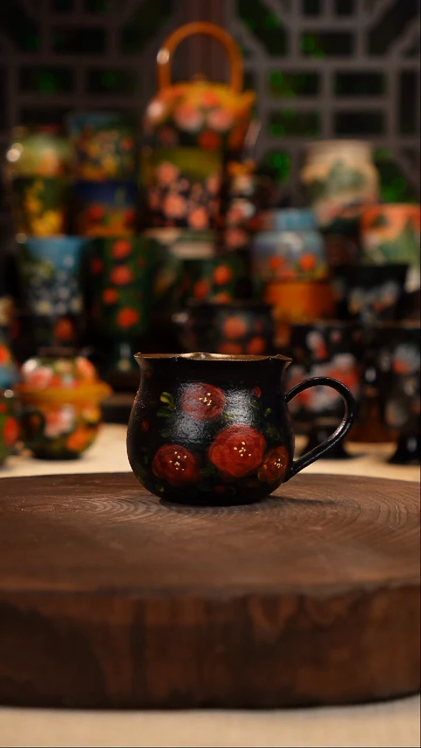 油画   手绘  釉下彩