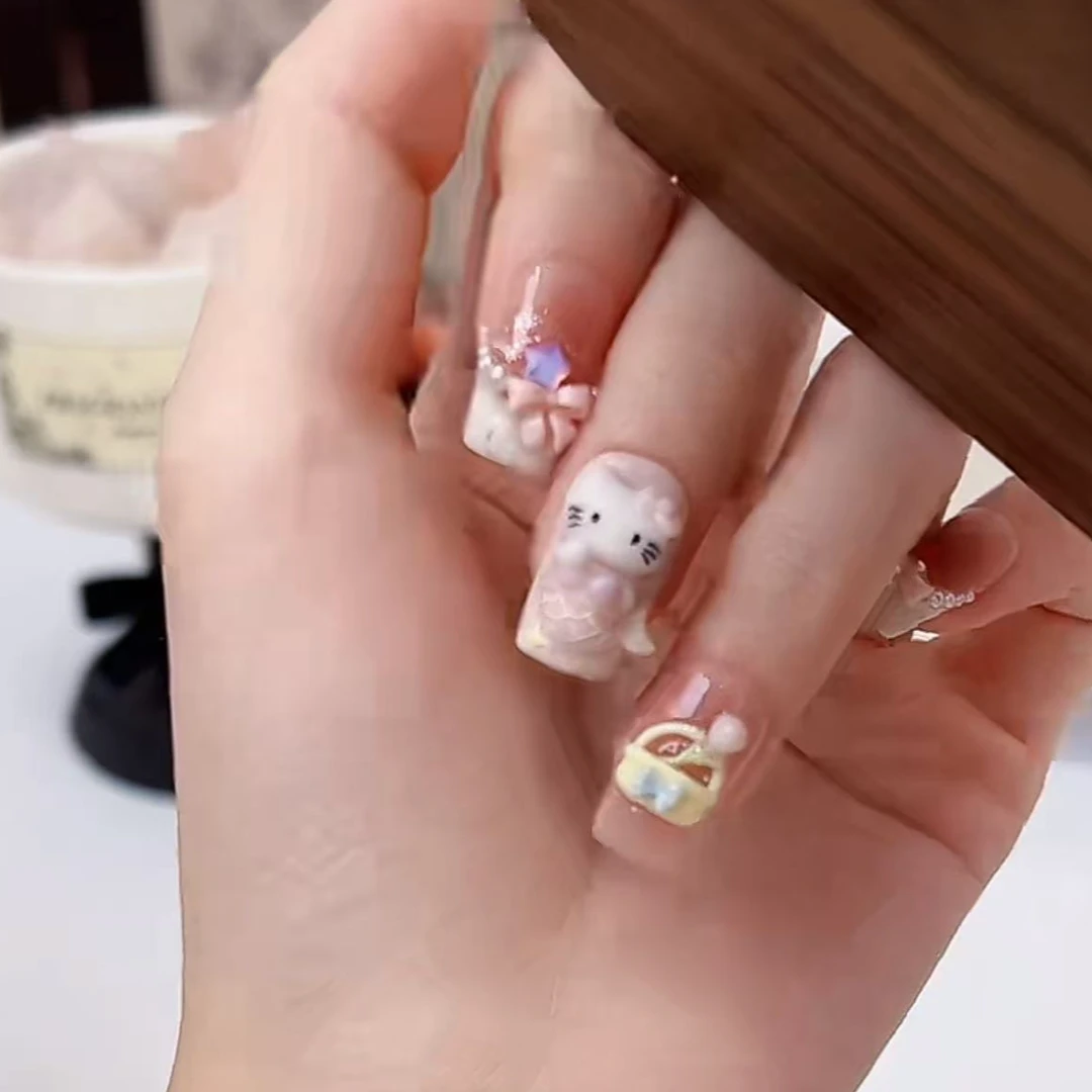 丹蜜琳【人鱼Kitty】  纯手工轻奢高级订制穿戴甲