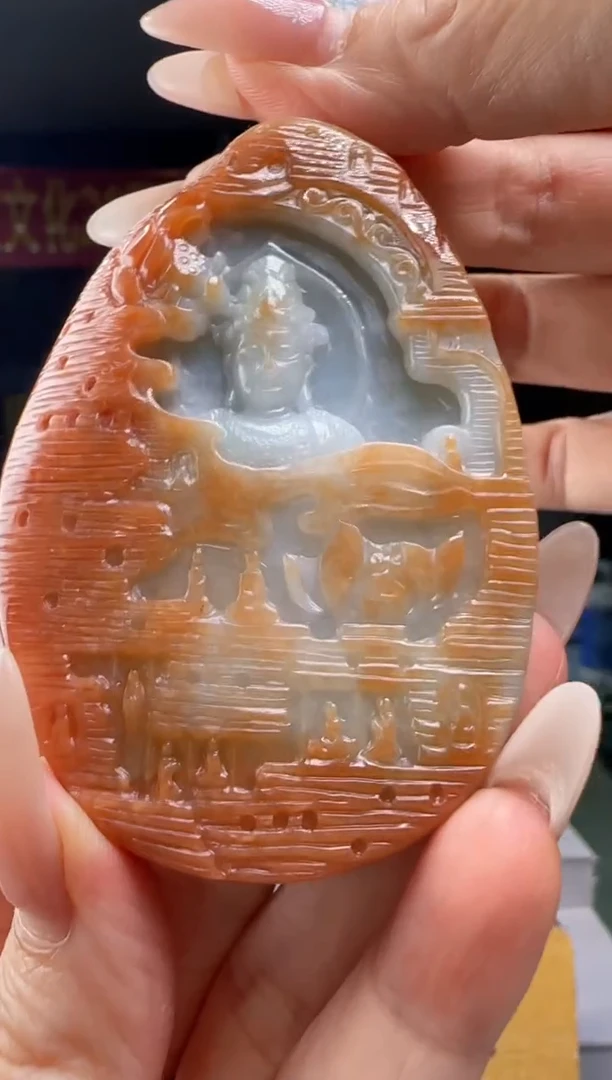 翡翠未镶嵌颈饰YJ@@960Q3J18275