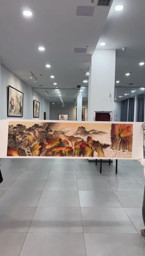 国画54送书众合郝凤先老师作品