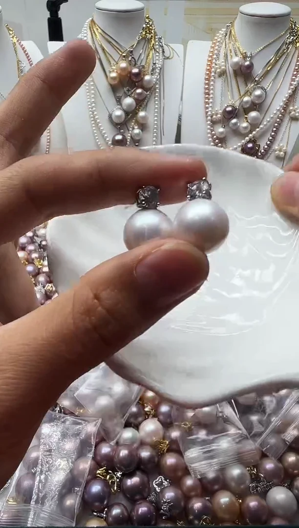 颈饰合金淡水珍珠090