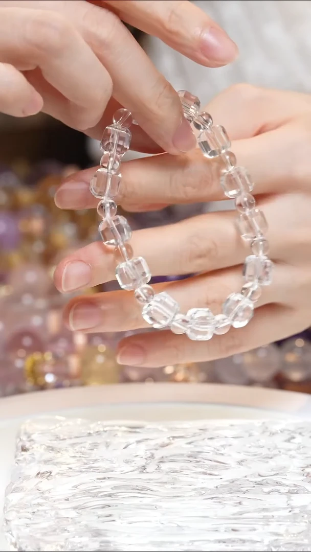 未镶嵌手串水晶白水晶手串