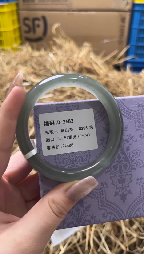 未镶嵌手镯石英质玉D-2683