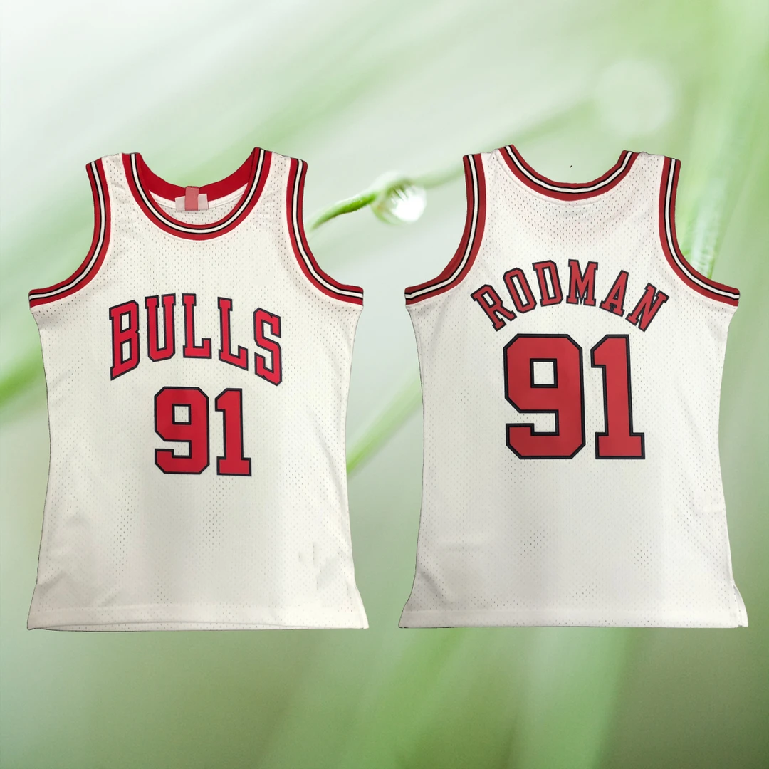 【44】号【罗德曼】球星同款速干吸湿排汗透气美式复古运动篮球服