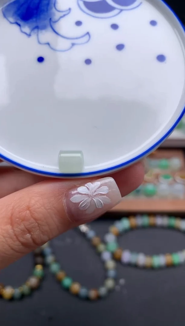 翡翠散珠天然翡翠D600