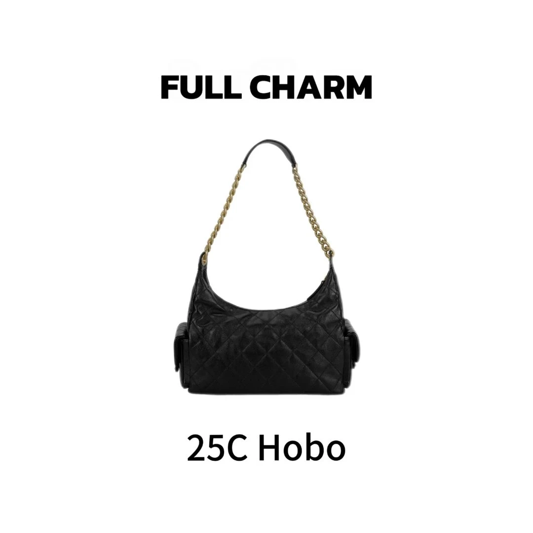 【EA006】FULL CHARM-25C Hobo-新款多功能斜挎包百搭单肩包