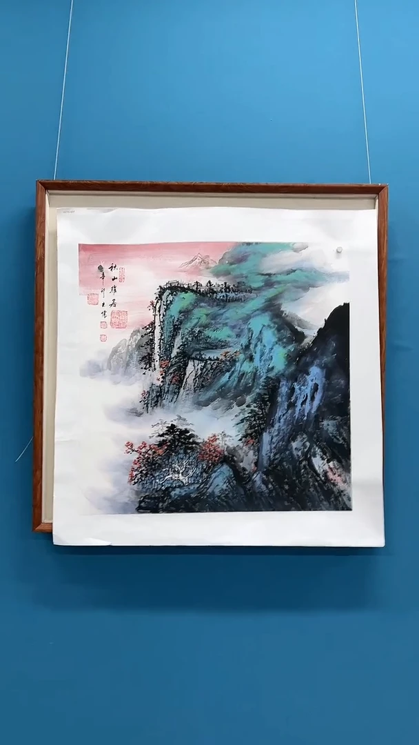 【闪购商品】国画3.5-王夫怀-斗方山水55
