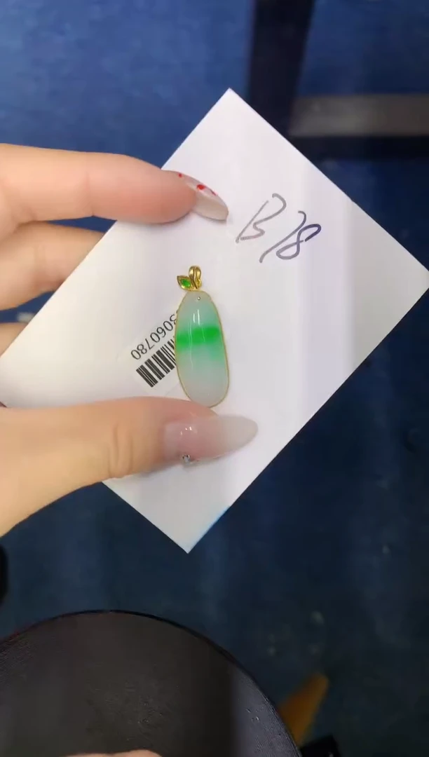 【闪购商品】翡翠颈饰18K金镶嵌0000000000