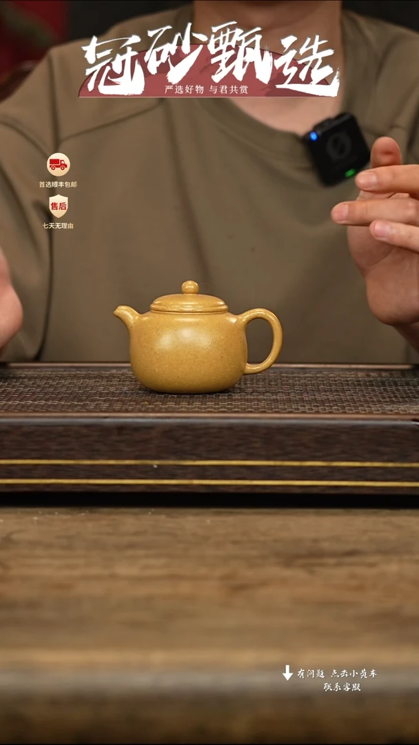 紫砂茶壶冠砂甄选118