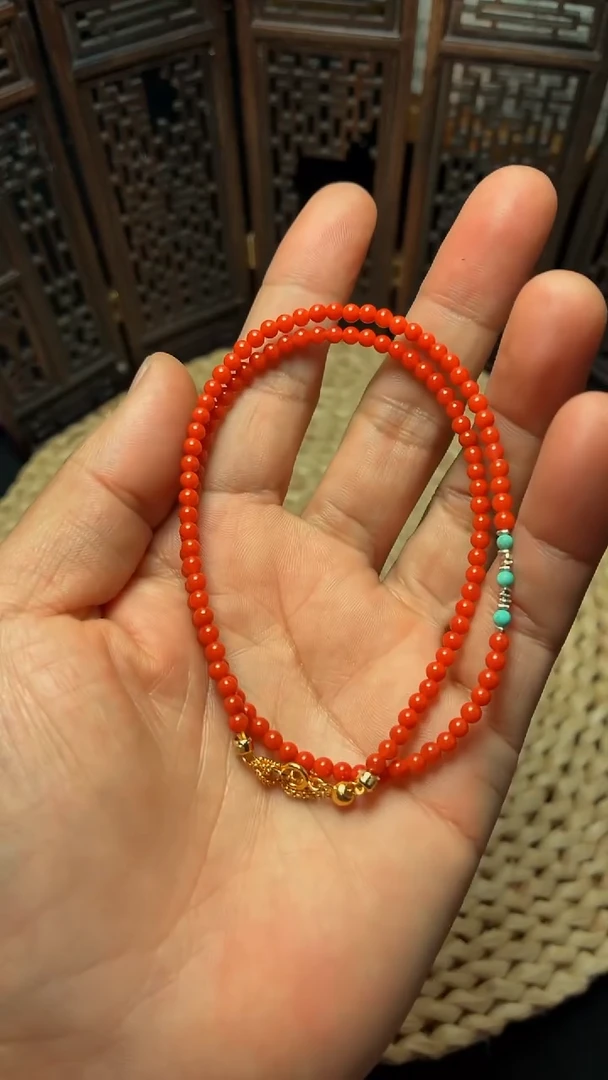 未镶嵌多圈南红玛瑙大水沟多圈3+mm