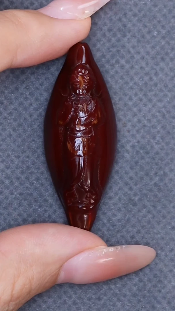 橄榄核吊坠观音单颗16