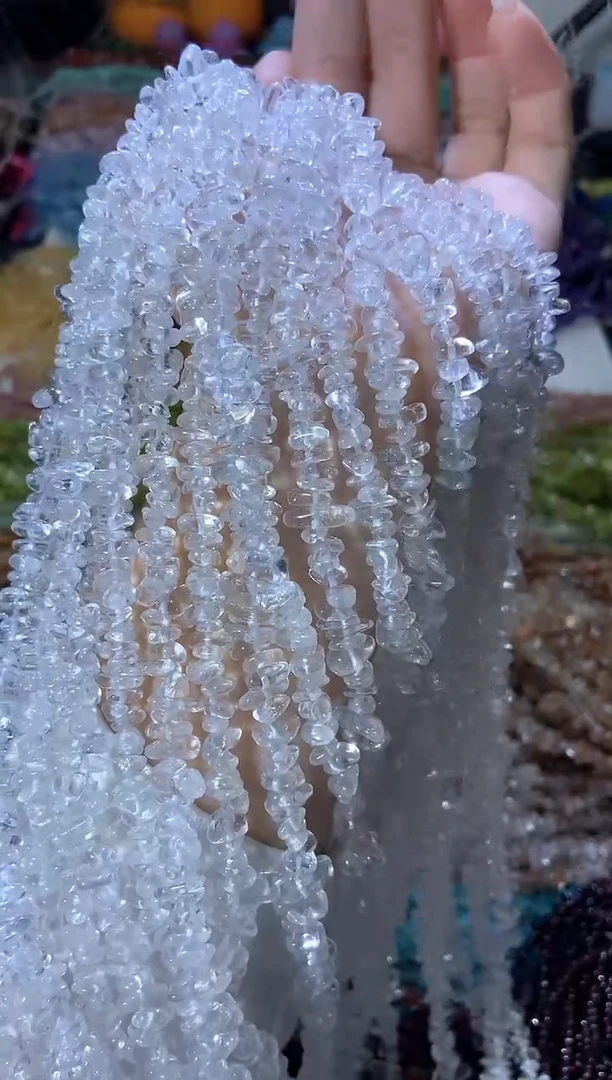 水晶珠宝半成品未镶嵌白水晶