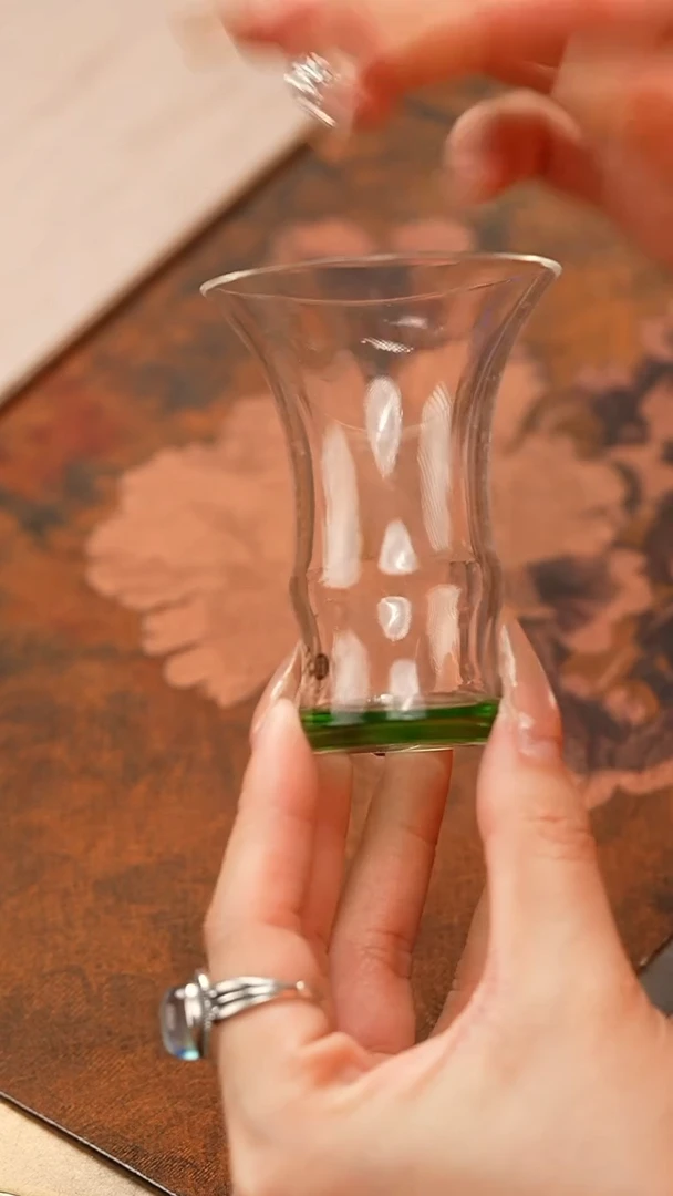 【闪购商品】禾器/晶彩君悦单杯/湖绿