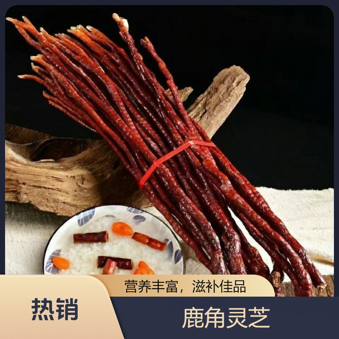 【云南助农】灵芝中药材鹿角灵芝泡酒煲汤新鲜新品干货灵芝