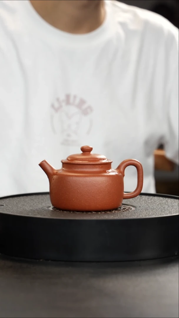 茶壶紫砂精挑手磨纯红降坡唐门德中大漏